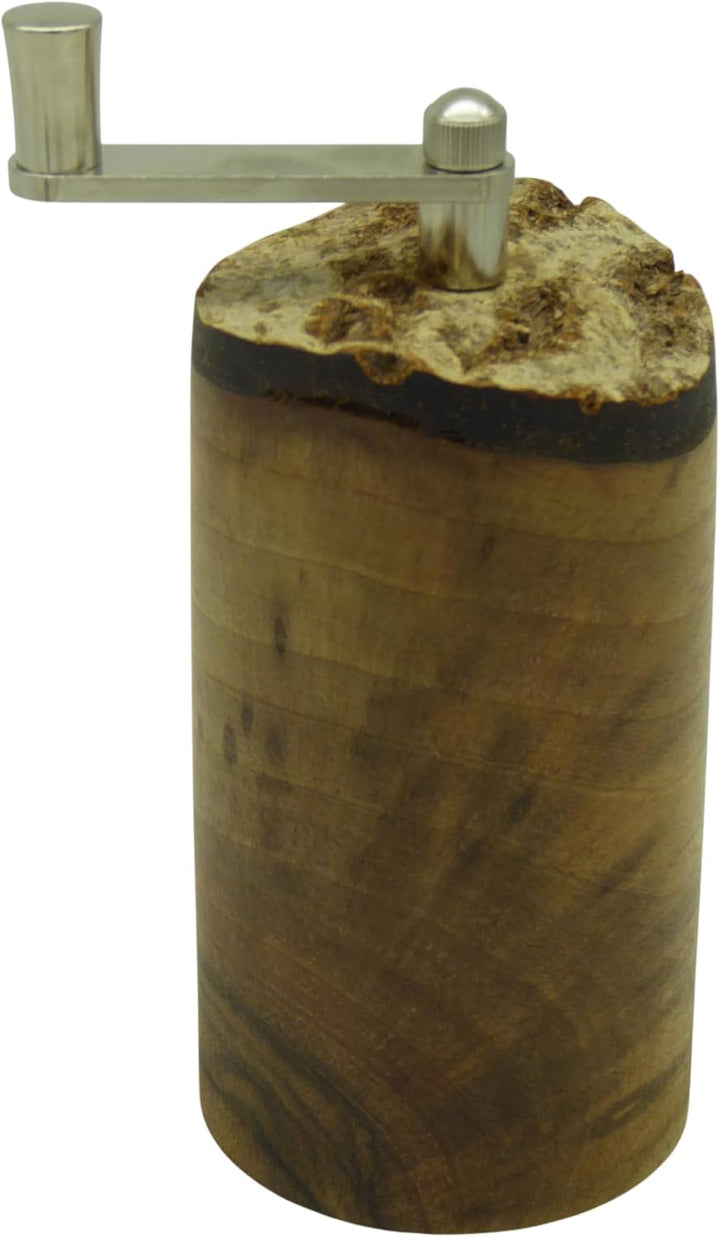 Holz Muskatmühlen Unikate handgemacht aus Edelhölzern | handgedrechselt | kleine Ausführung | manuel