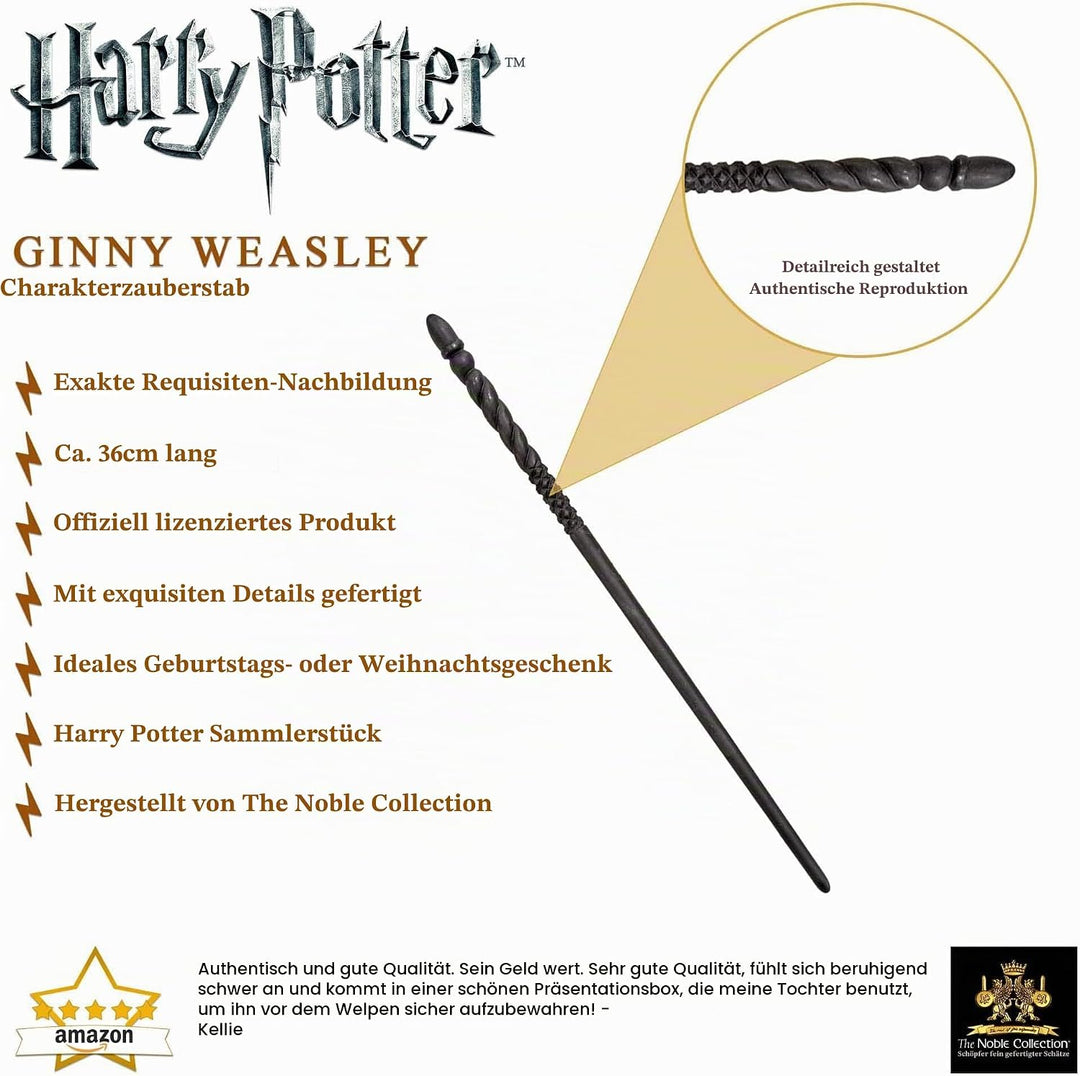 The Noble Collection NN8210 Noble Collection Ginny Weasley Character Zauberstab