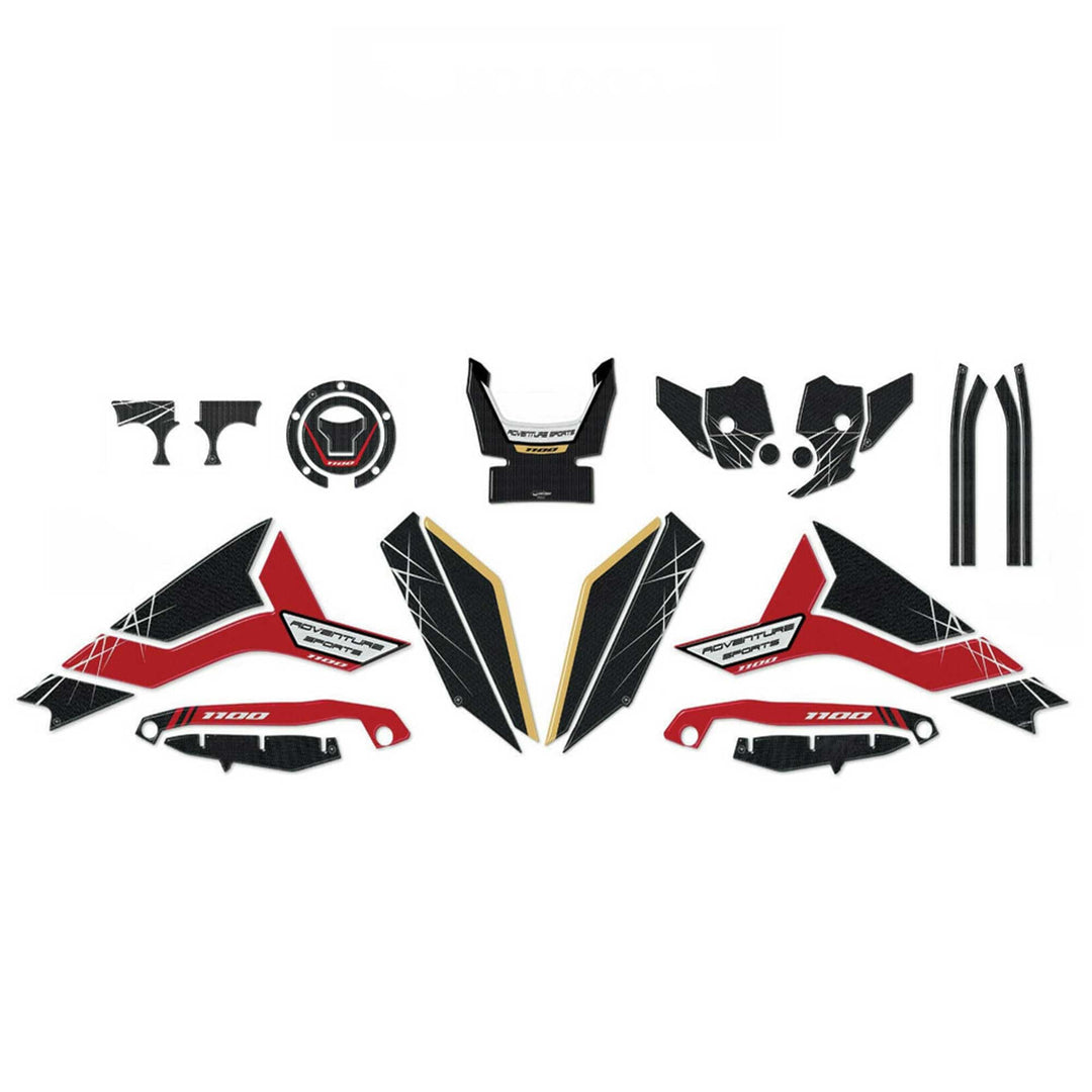 labelbike - Komplette KIT Aufkleber 3D für MOTORRÄDER kompatibel mit Honda Africa Twin Adventure 110