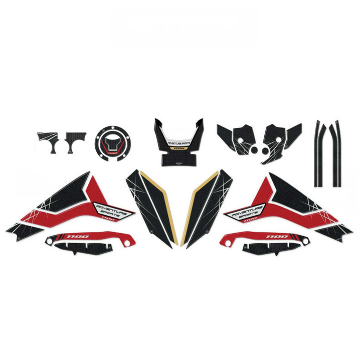 labelbike - Komplette KIT Aufkleber 3D für MOTORRÄDER kompatibel mit Honda Africa Twin Adventure 110