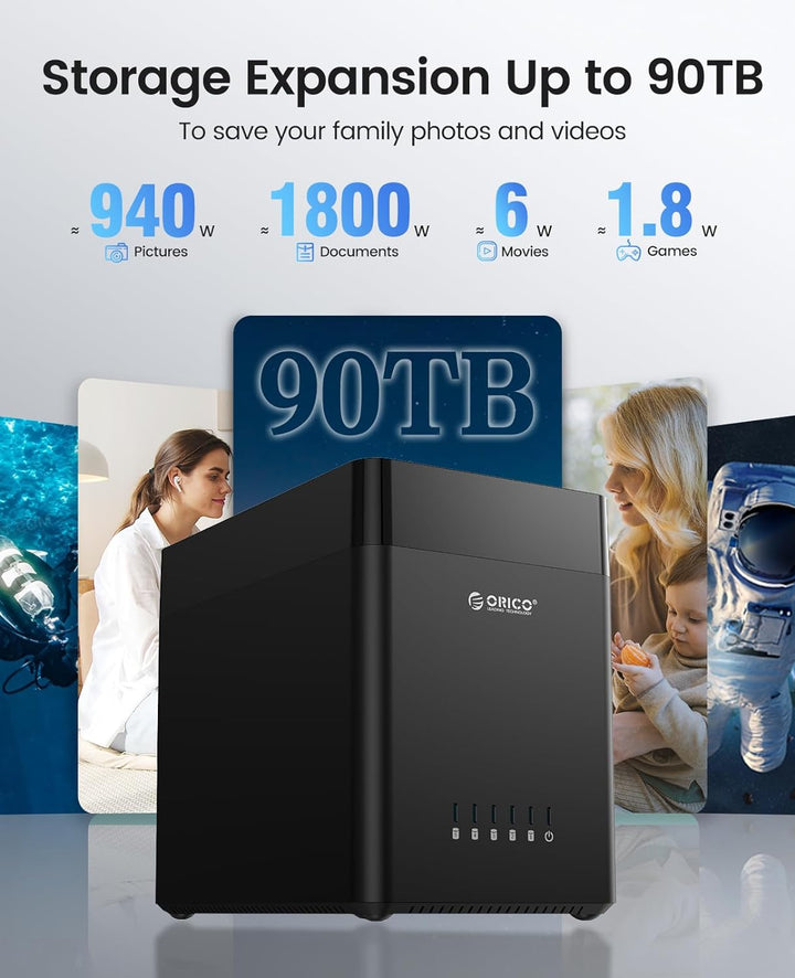 ORICO Tool-Free 5 Bay USB 3.0 3,5 Zoll Magnetic-Type Festplattengehäuse für 3,5'' SATA HDD bis zu 5x