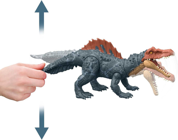 Mattel Jurassic World: Ein neues Zeitalter Massive Action Siamosaurus Dinosaurierfigur, Angriffsbewe