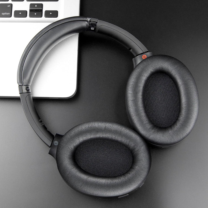 SOULWIT Ersatz Ohrpolster für Sony WH-1000XM4 (WH1000XM4) Kopfhörer, Polster mit hochwertigem Lammfe
