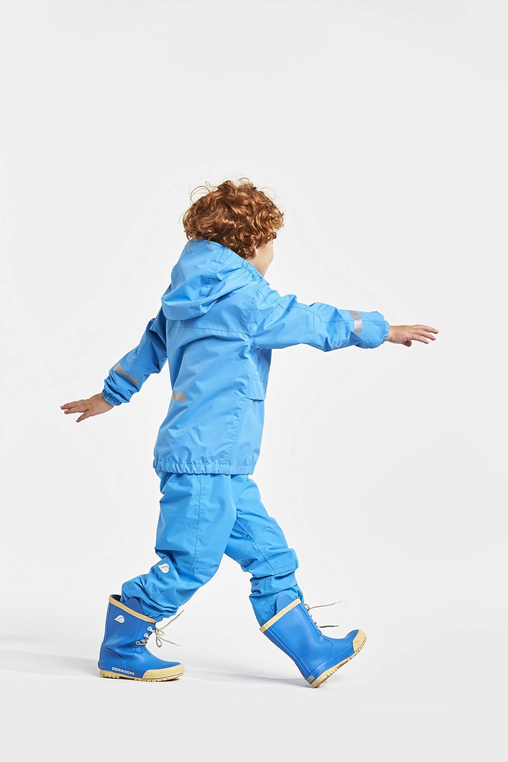 Didriksons 1913 Unisex Regenjacke Droppen mit reflektierenden Details Malibu Blue, 100