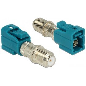 Delock 89464 Adapter FAKRA Z Buchse auf F Buchse