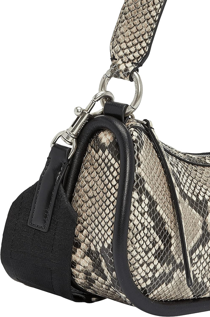 Liebeskind Berlin FAB 2 SNAKE HOBO Schultertasche, Small (HxBxT 15cm x 25.5cm x 6cm)