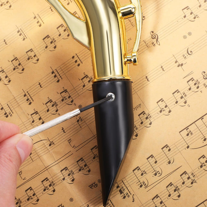 Milisten 1Set Klarinetten-Reinigungs-Pflegeset Blasinstrumenten-Reinigungstuch Tuch -Bürsten-Reinigu