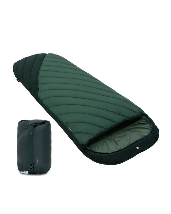 qeedo Buddy XL 8 Schlafsack XXL, extra breit, Outdoor Sommer (8-25°C) 3 Jahreszeiten - Mumienschlafs