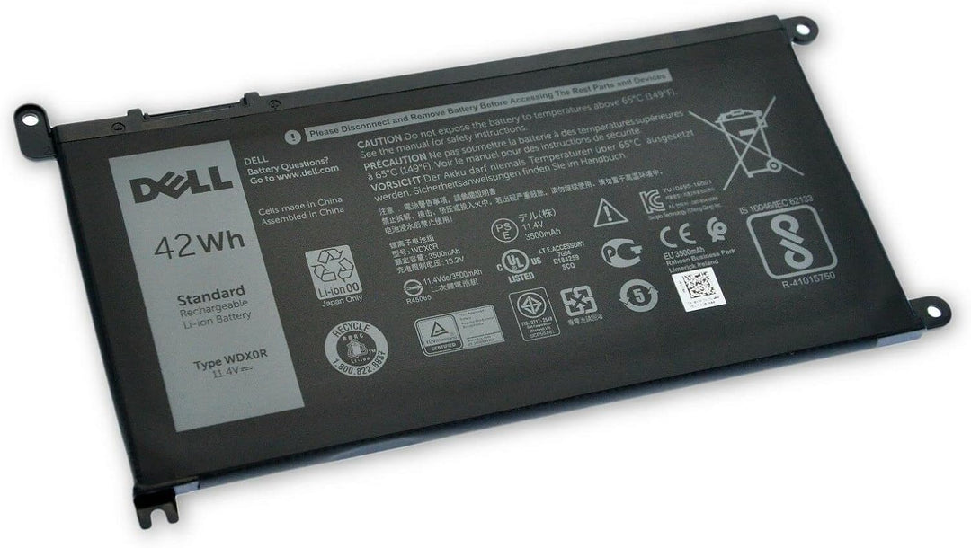 Dell Inspiron 5593 3 Zellen 42WHr Batterietyp WDX0R Teilenummern FW8KR Y3F7Y 3CRH3 T2JX4
