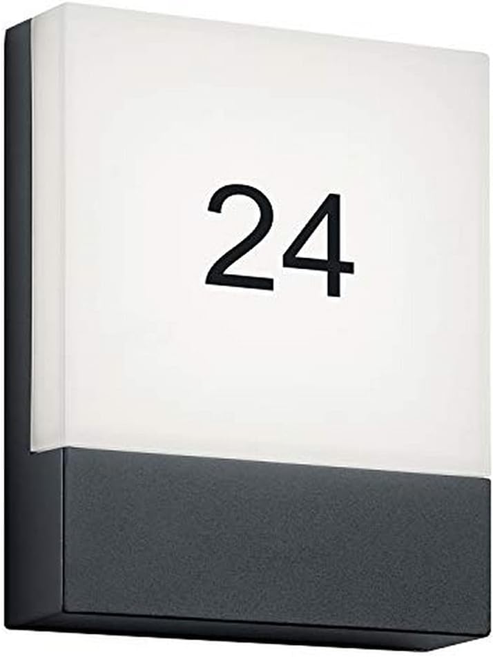 Trio Leuchten LED Aussen Wandleuchte 227760142 Pecos, Aluminium anthrazit, 6 Watt LED N.a., N.a.