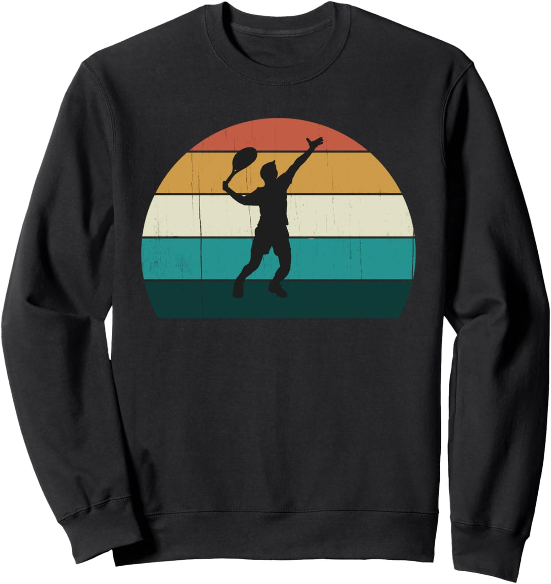 Retro Tennisspieler - Vintage Server / Schläger Geschenkidee Sweatshirt