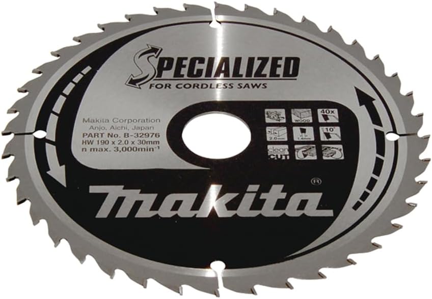 Makita Specialized Saegeblatt, 190 x 30 mm, 40Z, B-32976