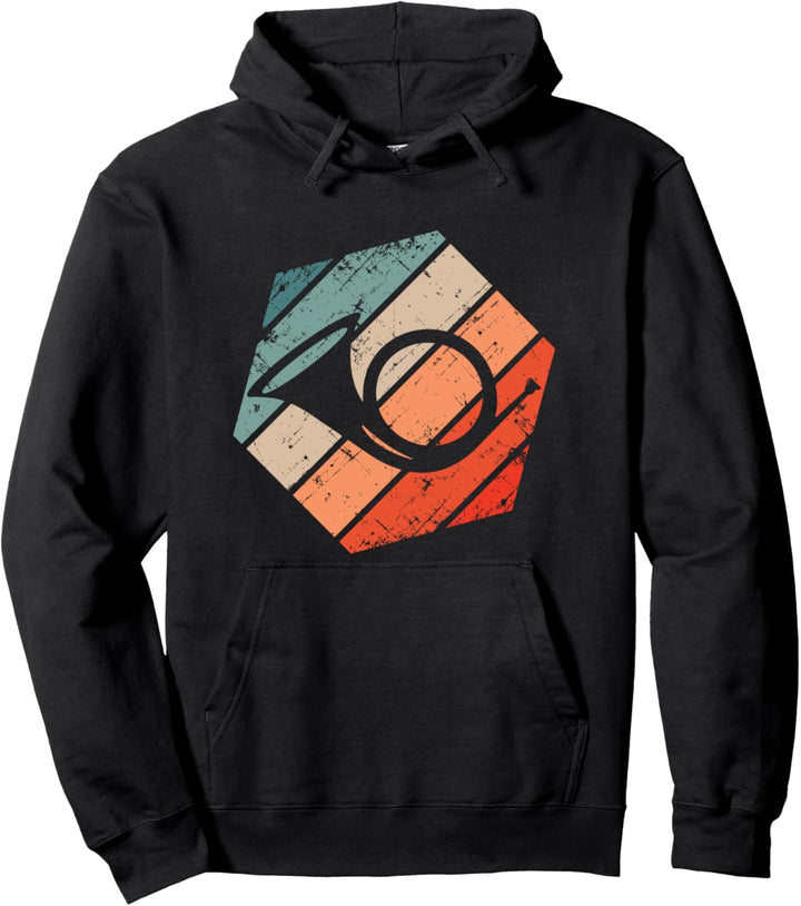 Posthorn Vintage Post Kostüm Briefträger Postzusteller Pullover Hoodie
