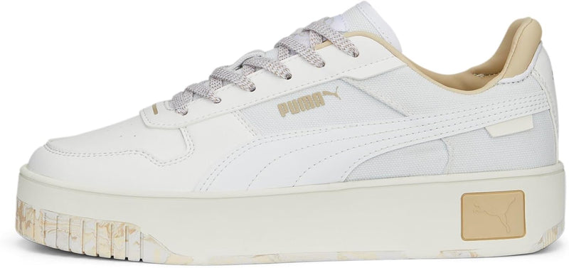 PUMA Damen Carina Street Better Sneaker 40.5 EU Puma White Puma White Granola, 40.5 EU Puma White Pu