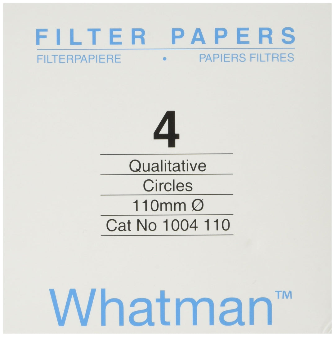 Filterpapier Whatman qualitative Filter Standard Grad 4, 100 Stück