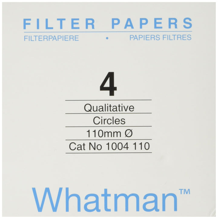 Filterpapier Whatman qualitative Filter Standard Grad 4, 100 Stück