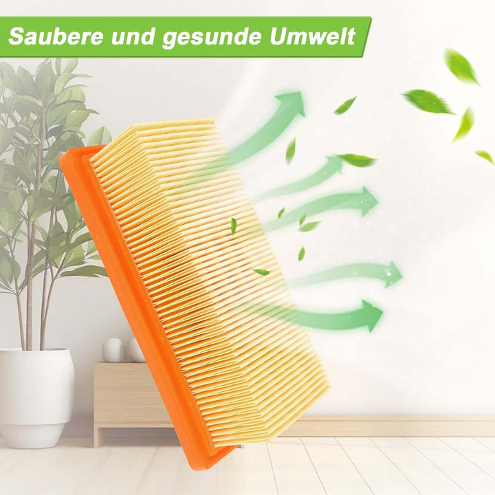 AD4 Flachfaltenfilter für Kärcher AD 4 AD 2 AD 3 Premium Vacuum Cleaner Battery AD2 AD3 AD4 AD3.200