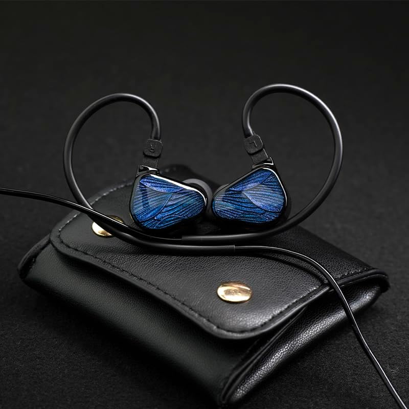 TRUTHEAR Crinacle Zero: Blue2 Dual Dynamic Drivers In-Ear-Kopfhörer mit abnehmbarem Kabel (3,5 mm +