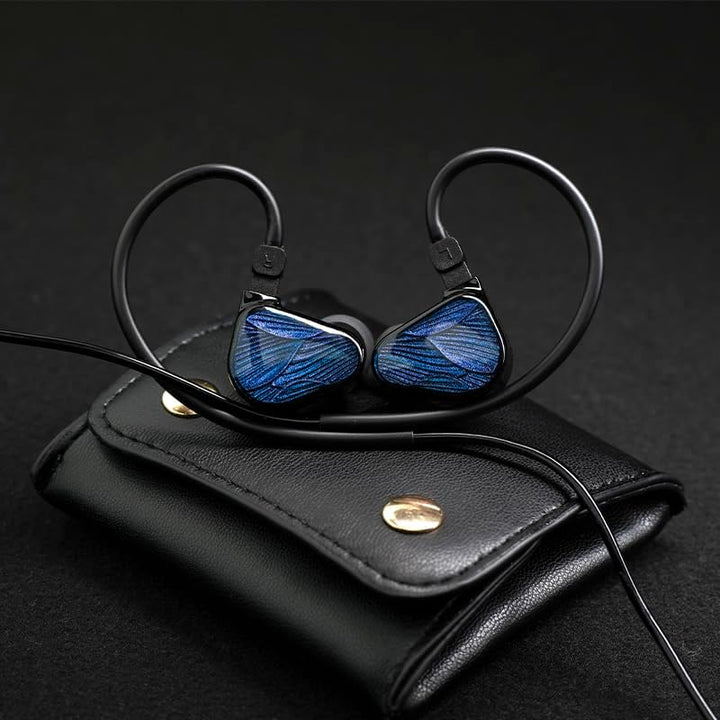 TRUTHEAR Crinacle Zero: Blue2 Dual Dynamic Drivers In-Ear-Kopfhörer mit abnehmbarem Kabel (3,5 mm +