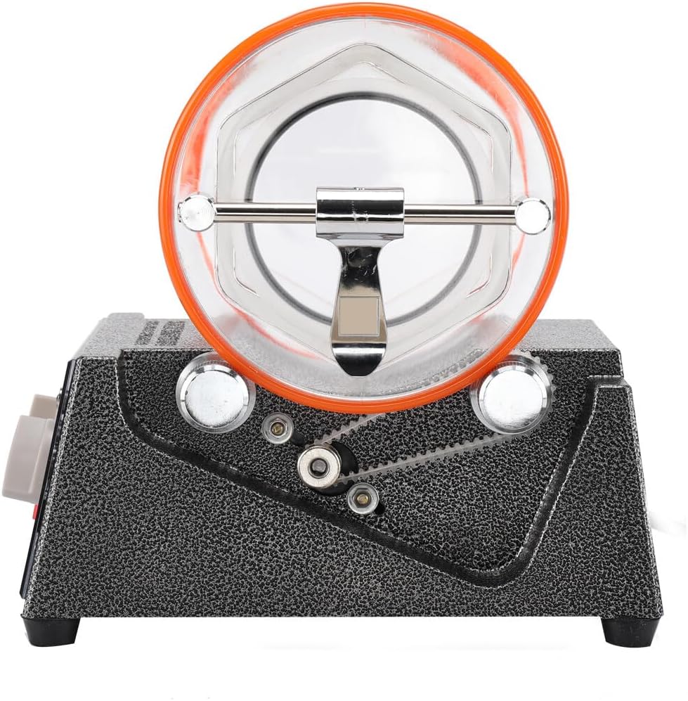 Poliermaschine für Schmuck Poliertrommel Kugelmühle 3 Kg, Rotary Jewelry Tumbler Polierer 45 W, Schm