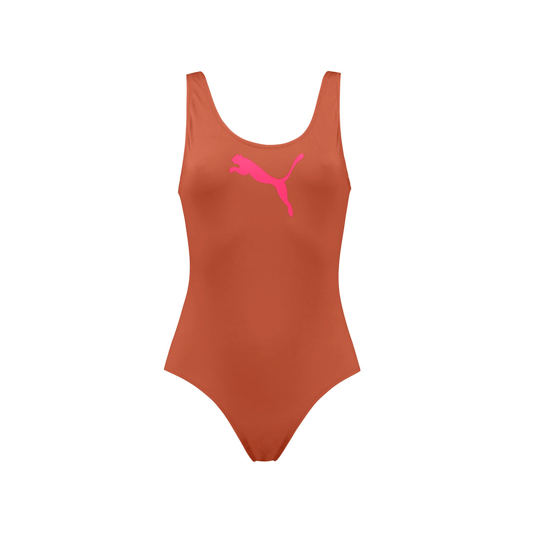 PUMA Damen Swimsuit Badebekleidung, Chili Powder