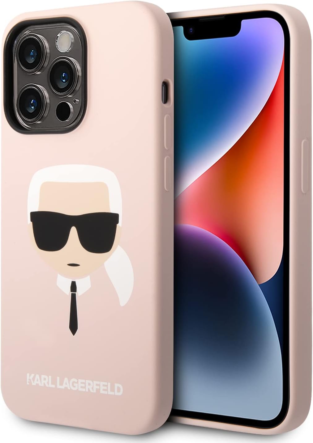 KARL LAGERFELD KLHCP14XSLKHLP Hülle für iPhone 14 Pro Max 6,7" hardcase Rosa SIL