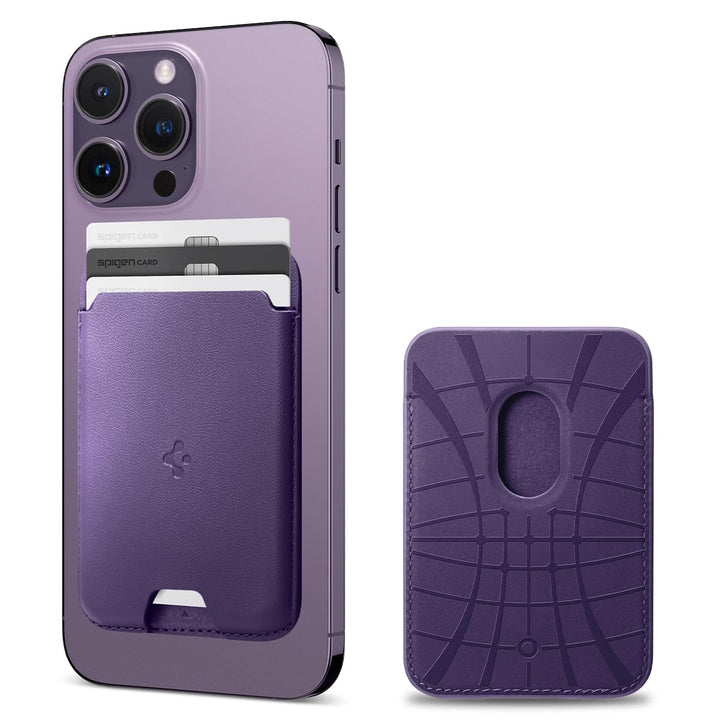 Spigen Valentinus MagFit Magnetischer Kartenhalter 3-Karten Kompatibel mit iPhone 15/14/13/12 Modell