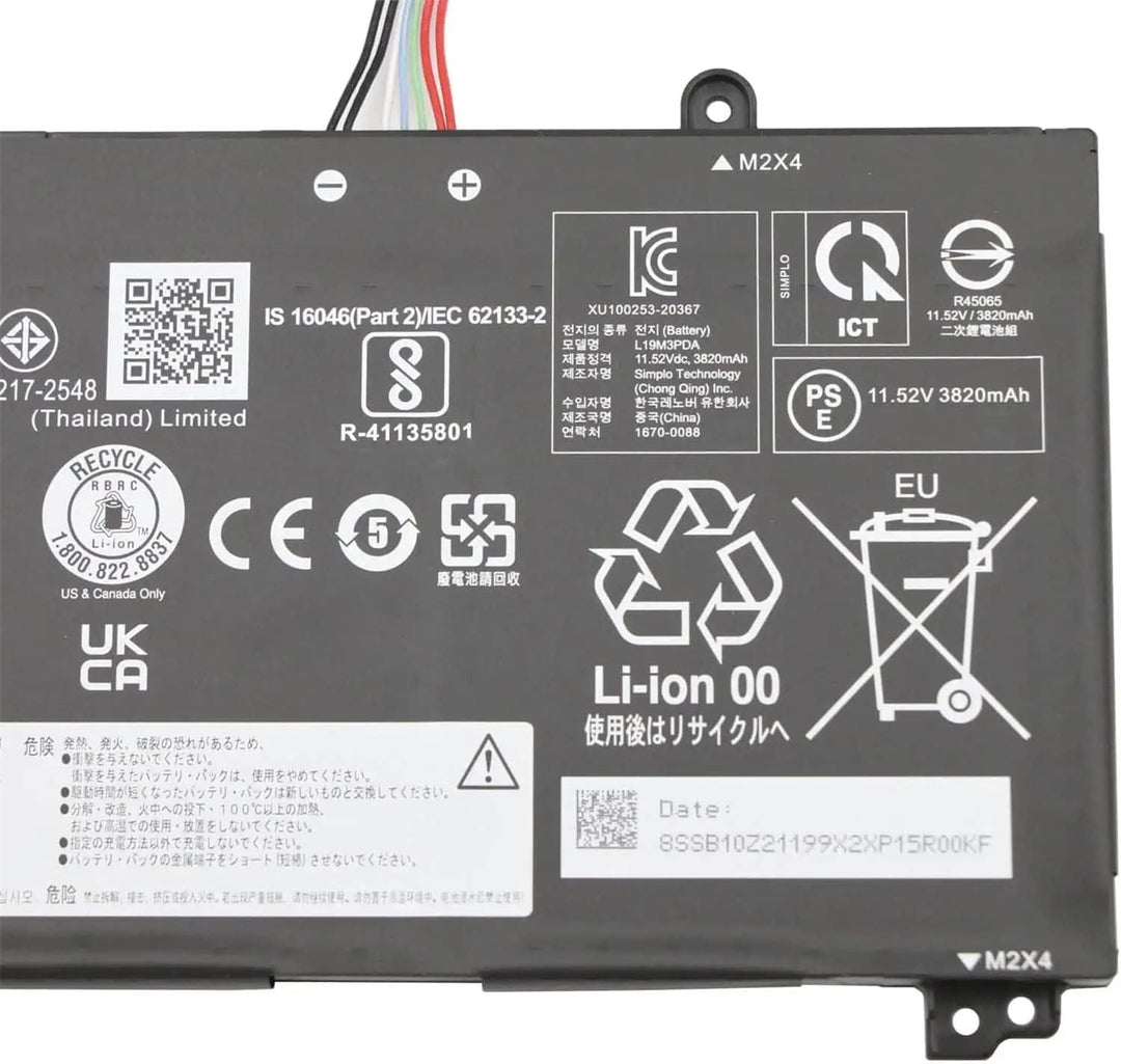 L19M3PDA L19D3PDA L19C3PDA L19L3PDA Laptop-Akku kompatibel mit Lenovo ThinkBook 14 G2 ITL Are / 14 G