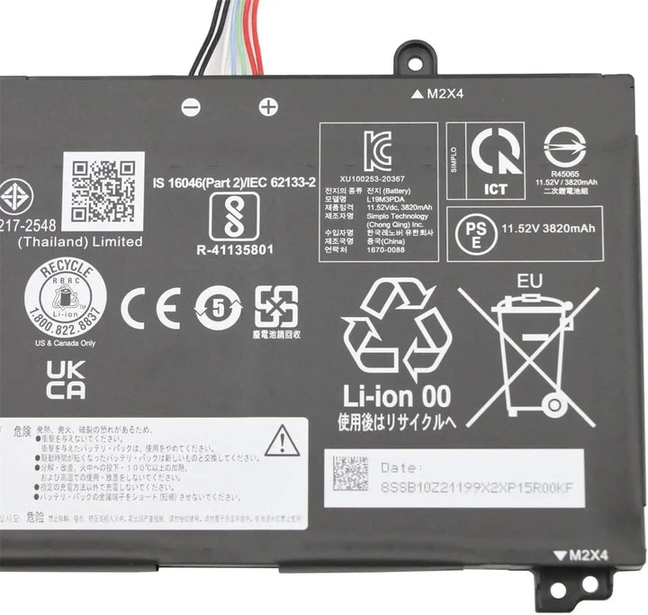 L19M3PDA L19D3PDA L19C3PDA L19L3PDA Laptop-Akku kompatibel mit Lenovo ThinkBook 14 G2 ITL Are / 14 G