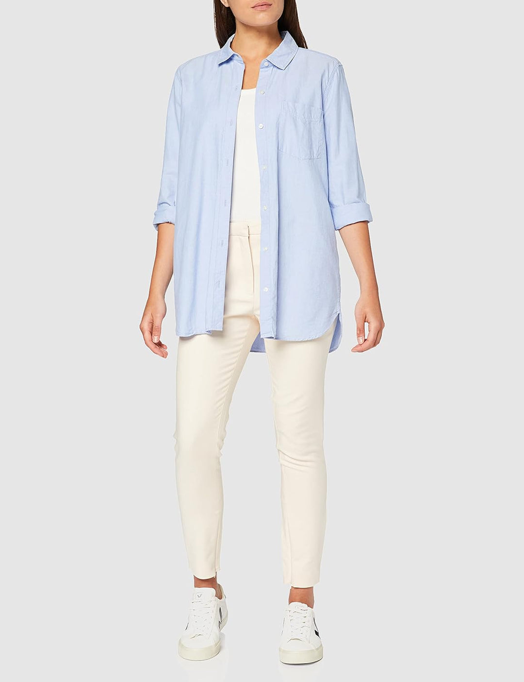 SELECTED FEMME Damen SFMUSE Cropped MW Pant -Sand Dollar Hose, per Pack Beige (Sand Dollar Sand Doll