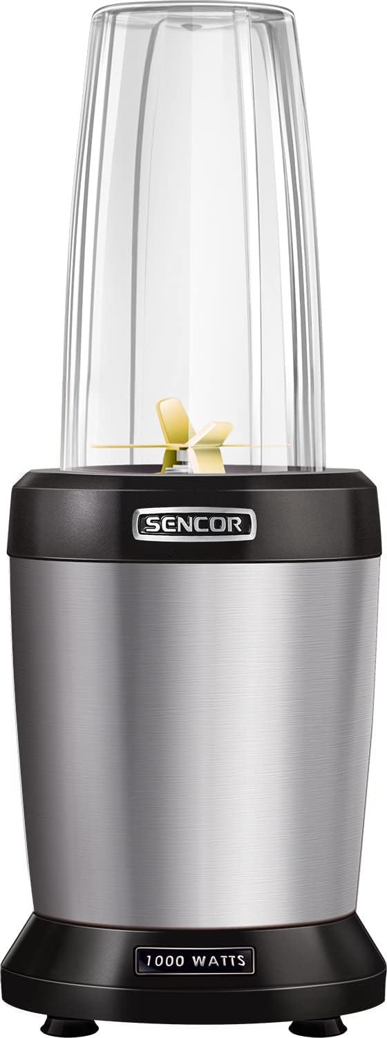 SENCOR SNB 4302SS Standmixer, Küchenmixer, Smoothie, Nutri Mixer, Soup Maker, Titan, Silber