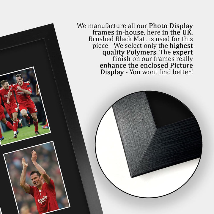 HWC Trading FR A3 Steven Gerrard & Jamie Carragher Liverpool Geschenke Gedruckt, Signiert Autogramm