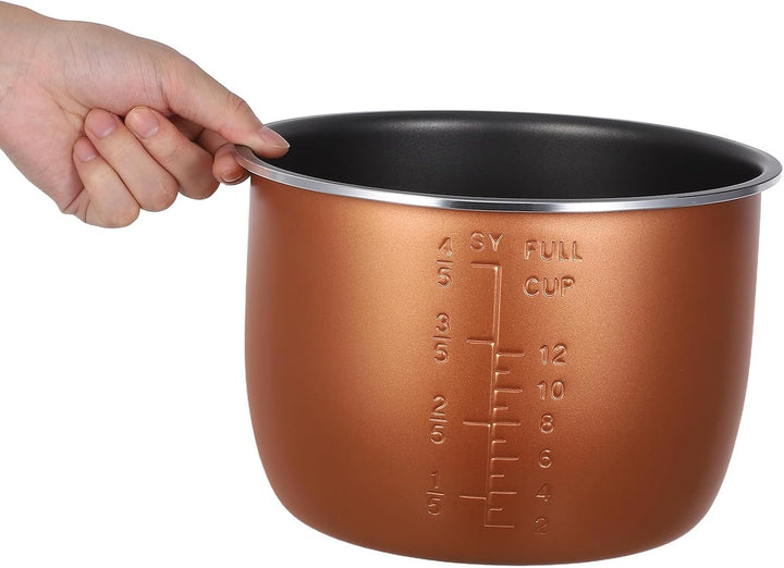 jojofuny Ersatztopf für Reiskocher 6l aus Aluminiumlegierung mit Hoher Wärmeeffizienz und Leicht zu
