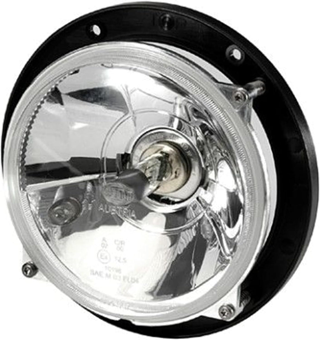 HELLA - Halogen/FF-Hauptscheinwerfer - M133 - 12V - Referenzzahl: 12.5 - Einbau - Stecker: Flachstec