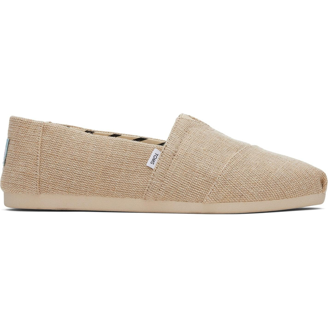 TOMS Herren Alpargata Heritage Canvas Flacher Slipper 39 EU Natürlich Ungefärbt, 39 EU Natürlich Ung