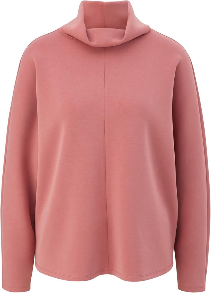 s.Oliver Damen Sweatshirt mit Rollkragen 32 Orange, 32 Orange