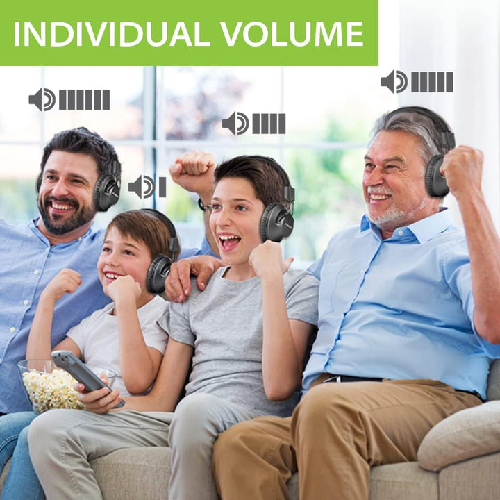 Avantree Addieren-on 2.4G RF Kabellose Kopfhörer (Audition) Mehrfaches Abhörsystem Kompatibel mit[Qu
