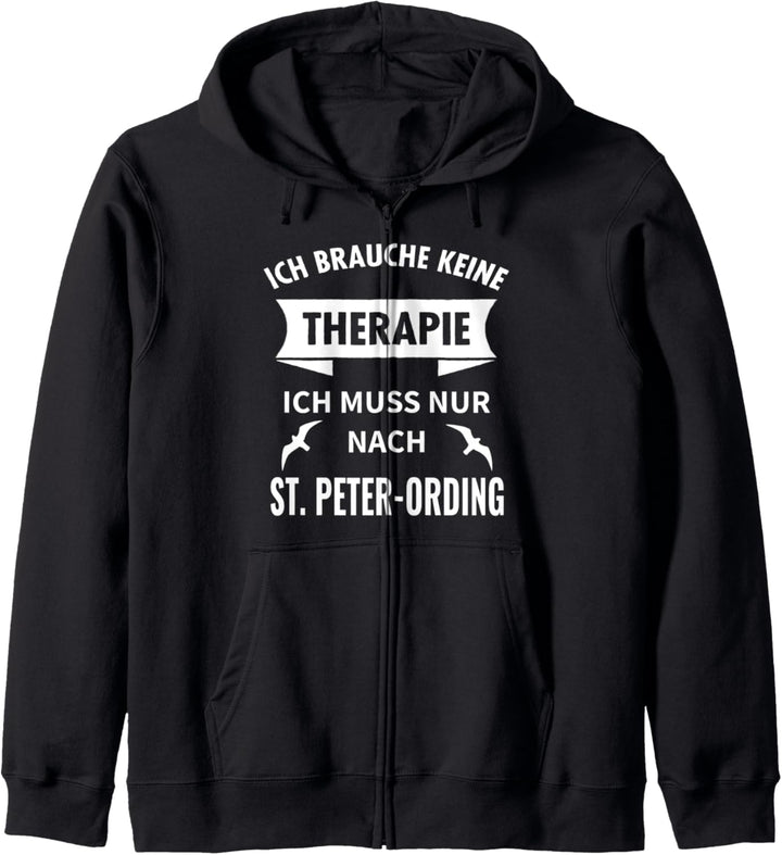 Sankt Peter Ording Therapie Design Nordseeküste Urlaub Kapuzenjacke