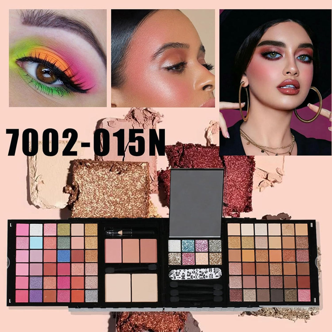 RoseFlower Profi Schminke Set Makeup Paletten Make Up Set Schminkkoffer Teen Make-up-Palette mit Spi