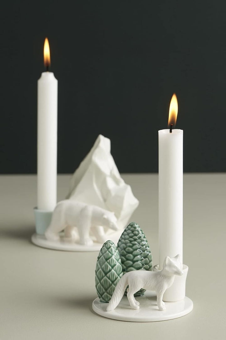 Dottier - Winter Stories - Fuchs - Kerzenhalter/Kerzenständer - Keramik - 8 x 10 x 10 cm