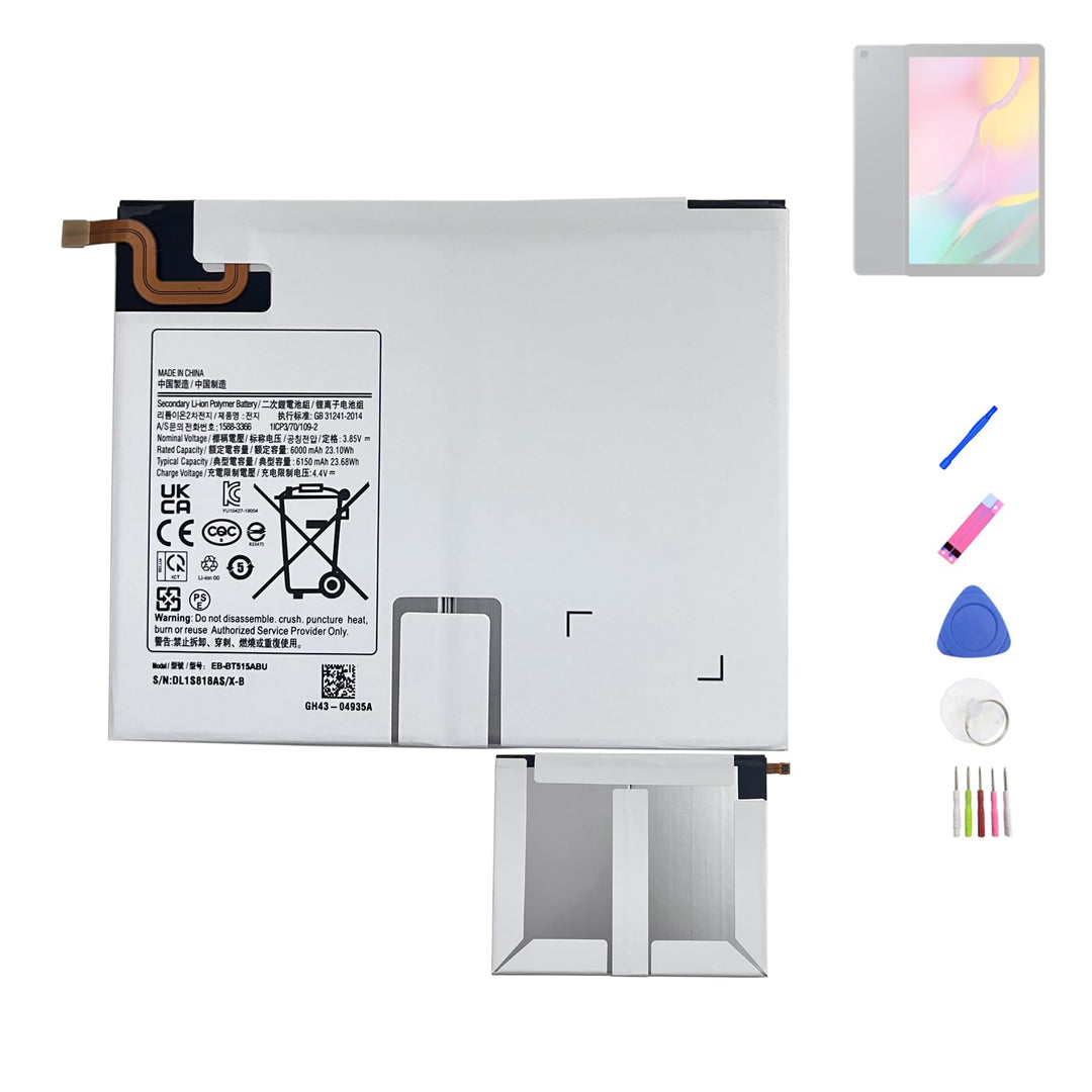 HIGHAKKU Ersatzakku EB-BT515ABU kompatibel mit Samsung Galaxy Tab A 2019 SM-T510 SM-T515, Tab A 2019