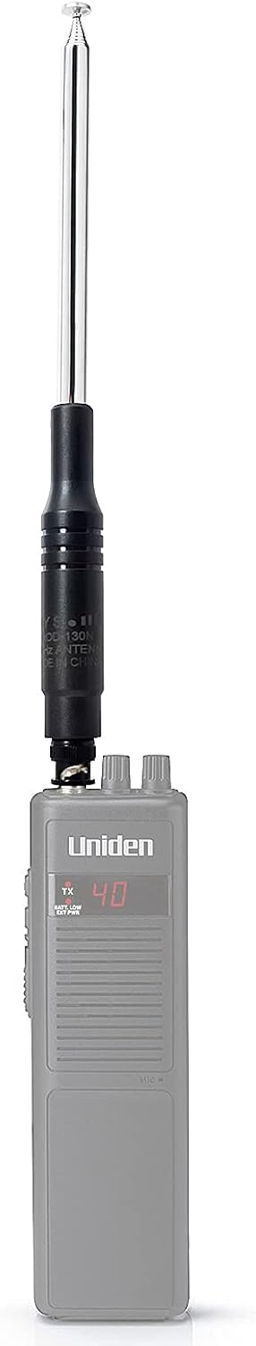 27 MHz 133 cm / 52,36 Zoll BNC Anschluss Radio Antenne kompatibel mit Midland Uniden Cobra Palmare 2