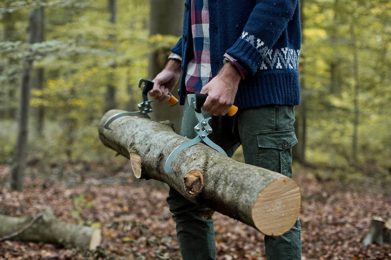 Fiskars Handpackzange zur Holzbearbeitung, Inklusive Köcher, Maulöffnung 23,5 cm, Schwarz/Orange, Wo