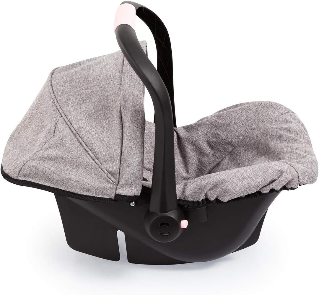 Bayer Design 67910AA Puppenautositz EasyGo, Puppensitz, Puppenzubehör, mit Gurt, Dach, verstellbarem