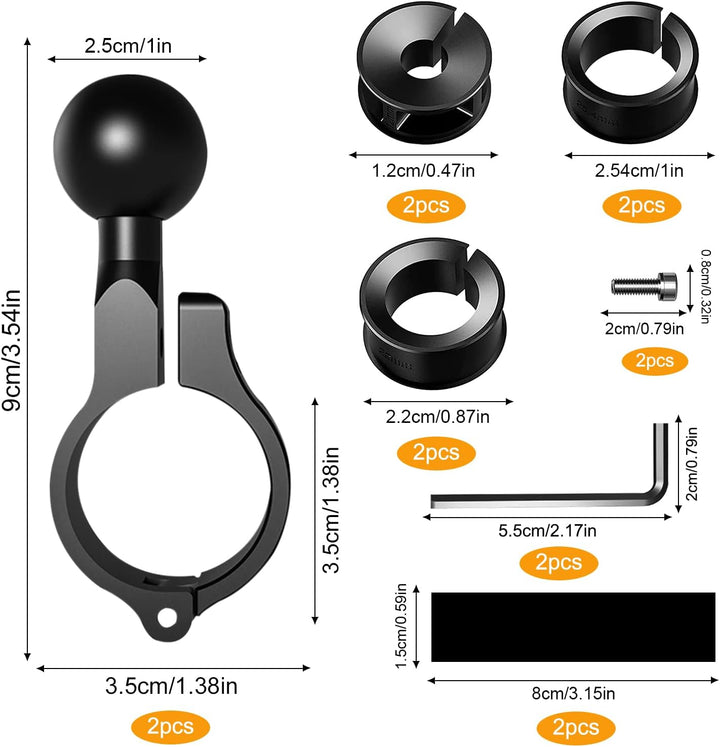 Ram Mount Halterung Kugel Arm für Handyhalterung Fahrrad Handyhalterung Motorrad Lenker Wasserdicht