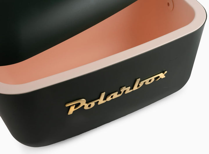 Kreher® Kühlbox Passive Kühlbox Kühltaschen Polar in Retro Vintage Design aus Kunststoff mit polysty