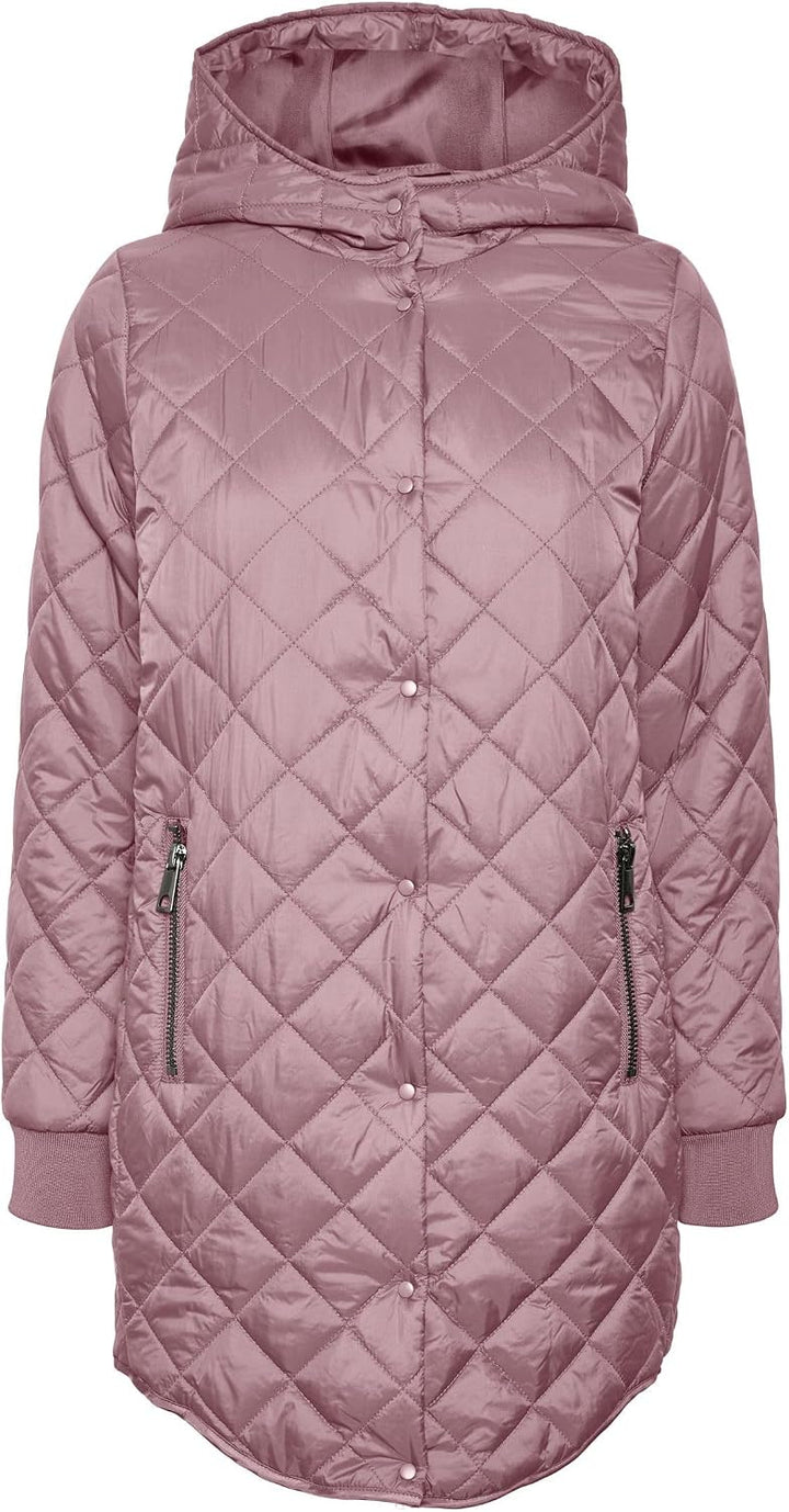 VERO MODA Female Mantel VMHAYLE Steppjacke | Coat Chocolate Torte XS, Chocolate Torte XS