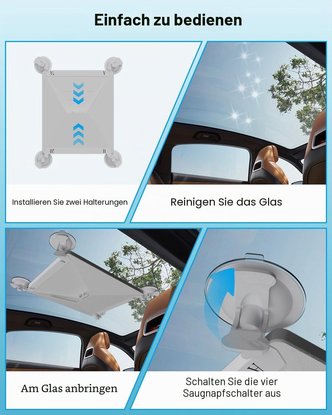Mwin Starlink Mini-Autohalterung – Langlebige Starlink Mini Zubehör Saugnapfhalterung – Starkes Saug