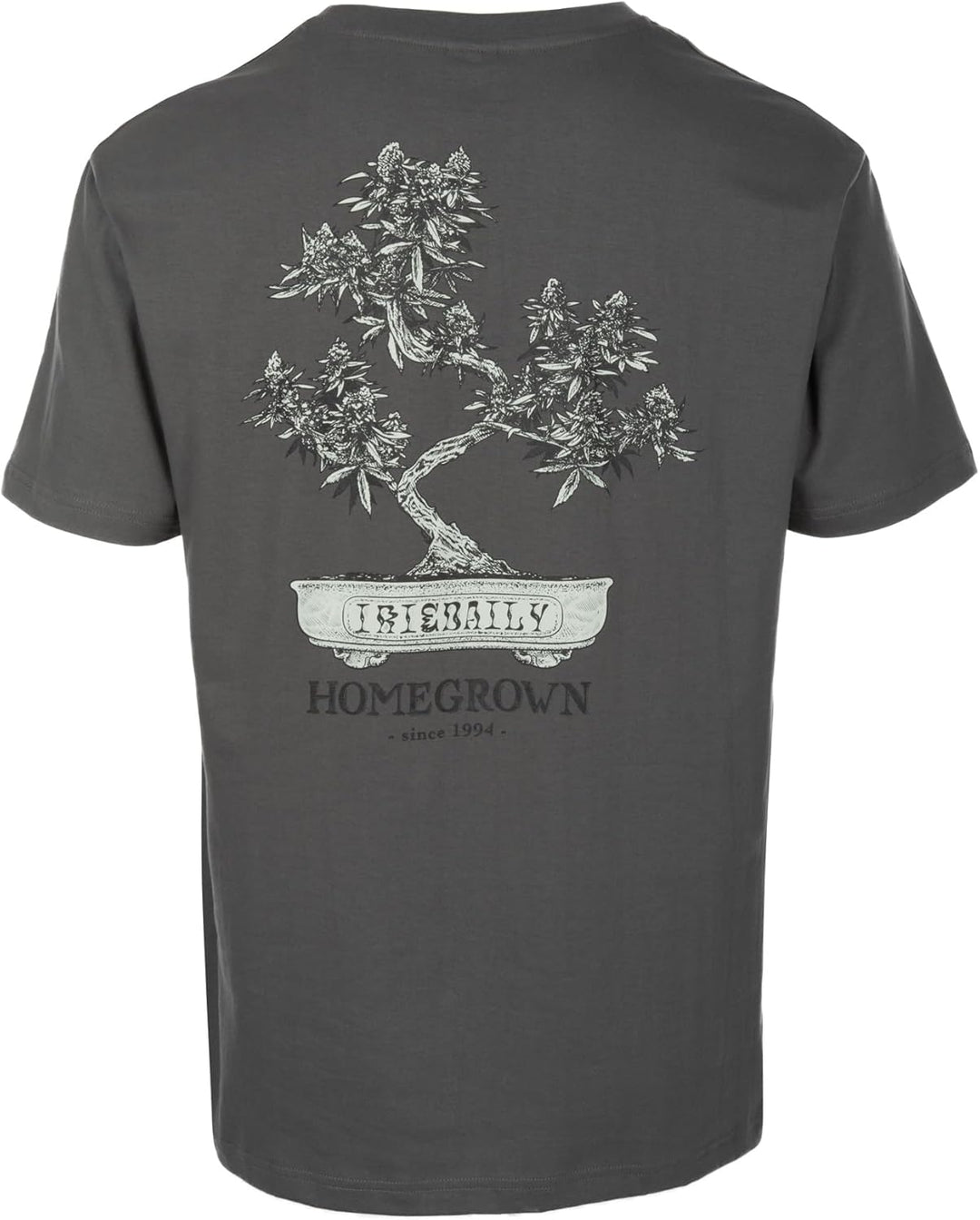 IRIEDAILY Herren T-Shirt BONSIGH Bio-Baumwolle Regular Fit L Dark Jungle, L Dark Jungle