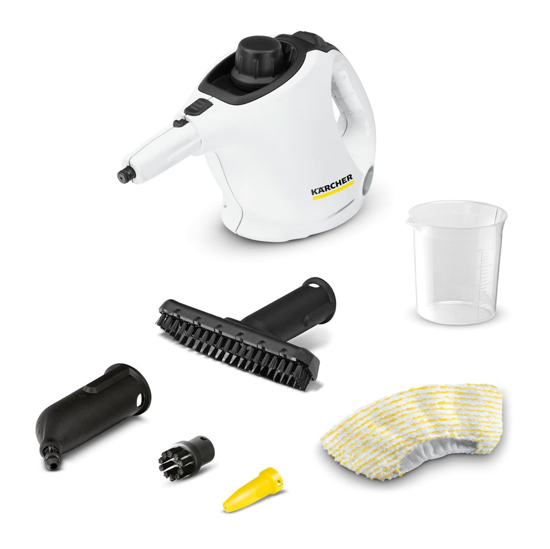 Kärcher Dampfreiniger SC 1, Dampfdruck: 3 bar, Aufheizzeit: 3 min., Leistung: 1.200 W, Flächenleistu